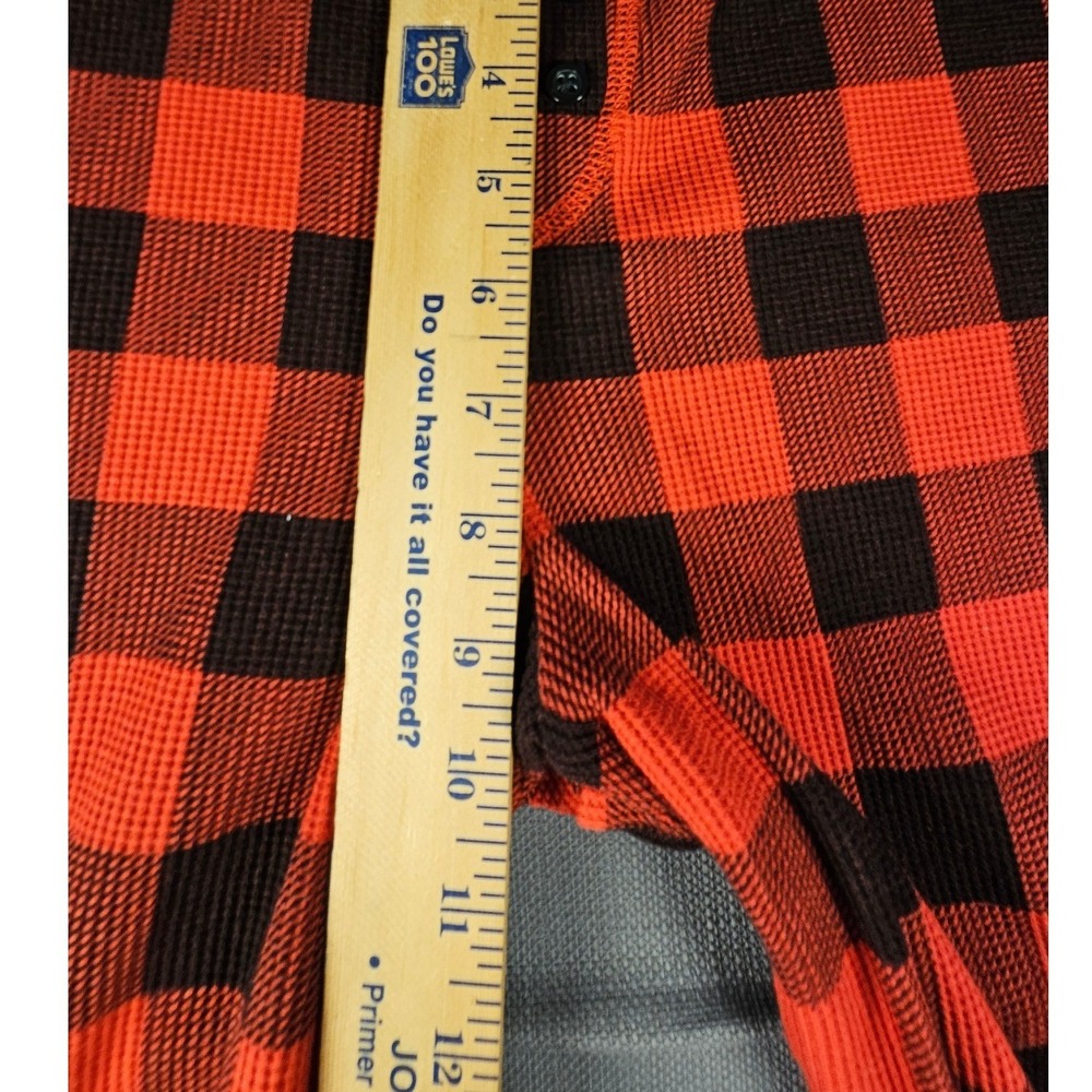 Old‎ Navy Womens XL Red Buffalo Plaid Waffle Knit Pajama Leggings 340481-02 - Picture 3 of 7
